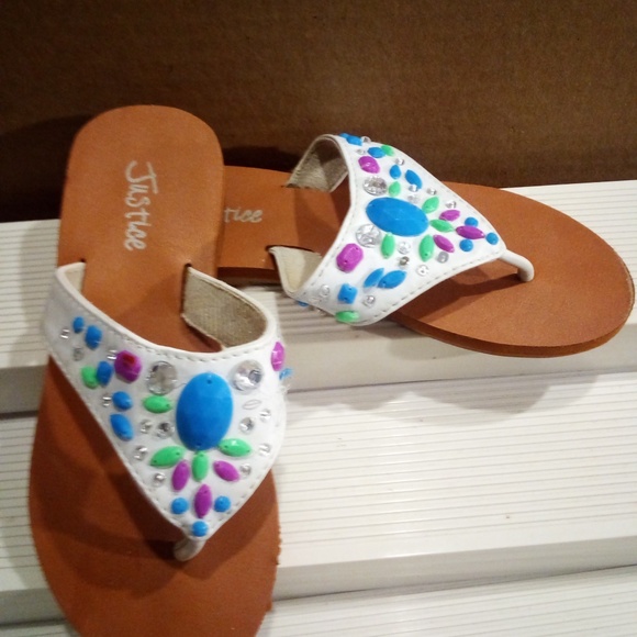 justice girls sandals